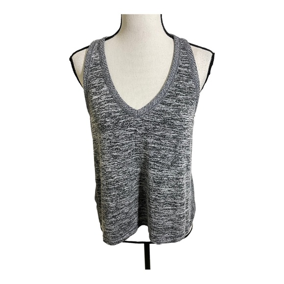Rag & Bone womens grey marble V-neck sleeveless tank top. Size X-Small. - Picture 2 of 8